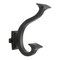 Hickory Hardware Bungalow Collection Signature Hook 1-1/2 Inch Center to Center Matte Black Finish P2155-MB - alternate 1